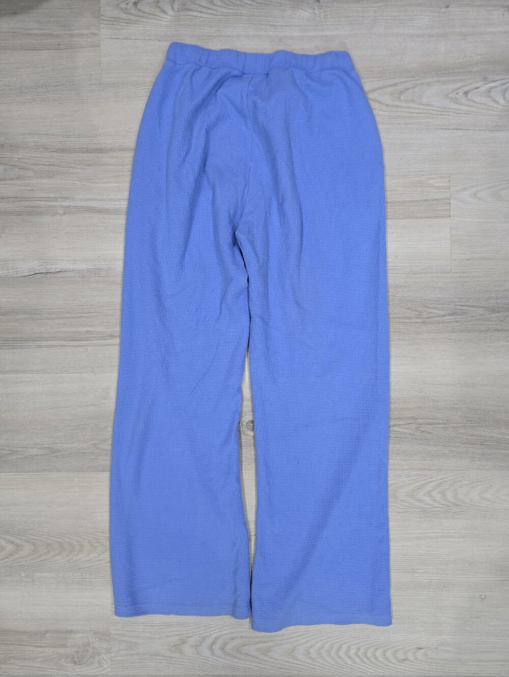 Comfrt Waffle Lounge Pant Wide Leg Limited Addition Color Allure Blue Size L - Picture 5 of 6